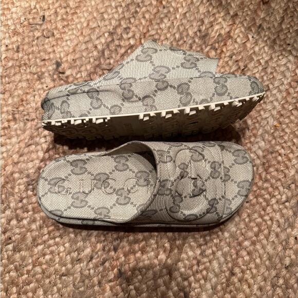 Gucci GG slide sandal interlocking G in Beige Ebony main image 5